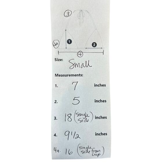 NWT Rainbow Tie Dye Underwire Bikini TOP in SMALL by Pina Colada - Picture 3 of 7